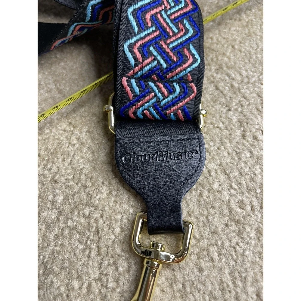 CloudMusic Wide Boho Bag Strap Adjustable Crossbody‎ Guitar Purse Replacement